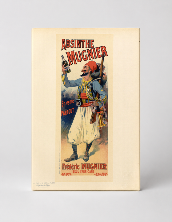 Absinthe Mugnier 1890s - Belle Époque Vintage French Advertising Poster Wall Art