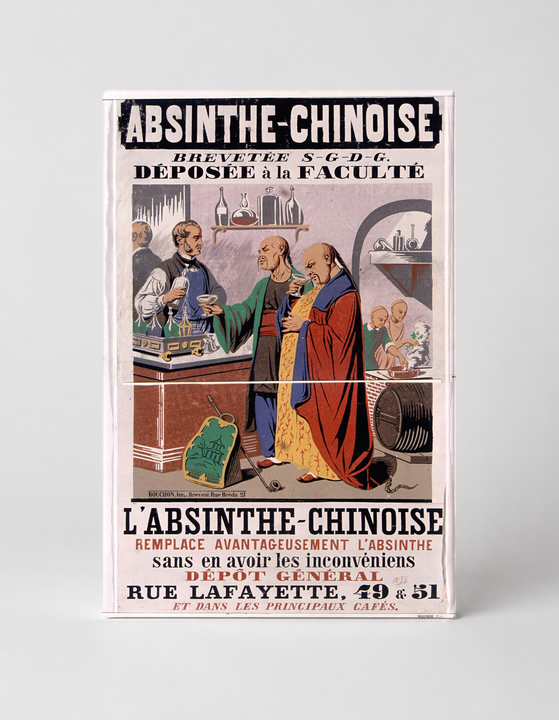 Absinthe Chinoise 1890s - Vintage French Advertising Poster Wall Art