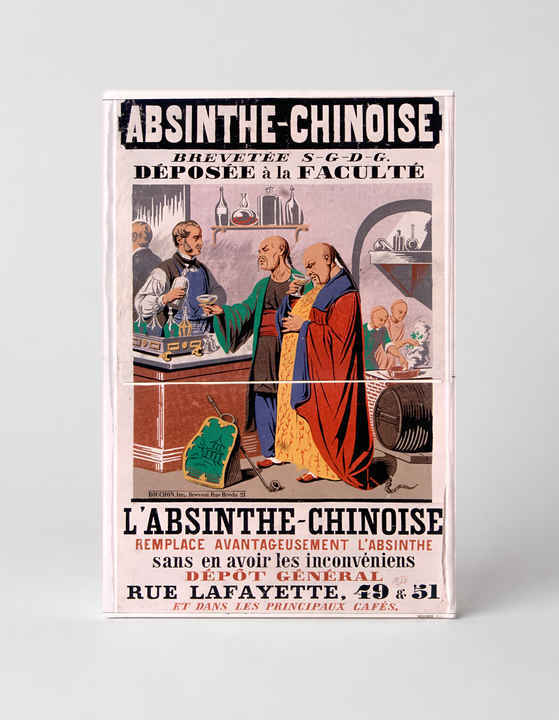 Absinthe Chinoise 1890s - Vintage French Advertising Poster Wall Art