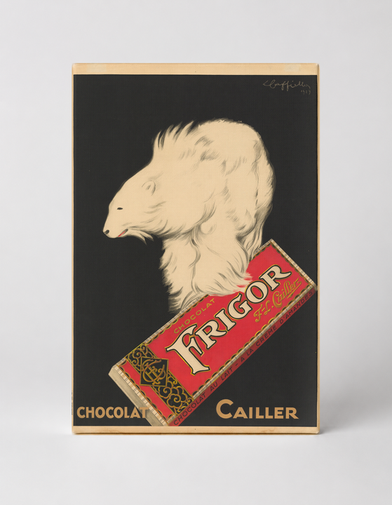 Frigor Chocolat Cailler Polar Bear - Vintage Advertising Poster Wall Art
