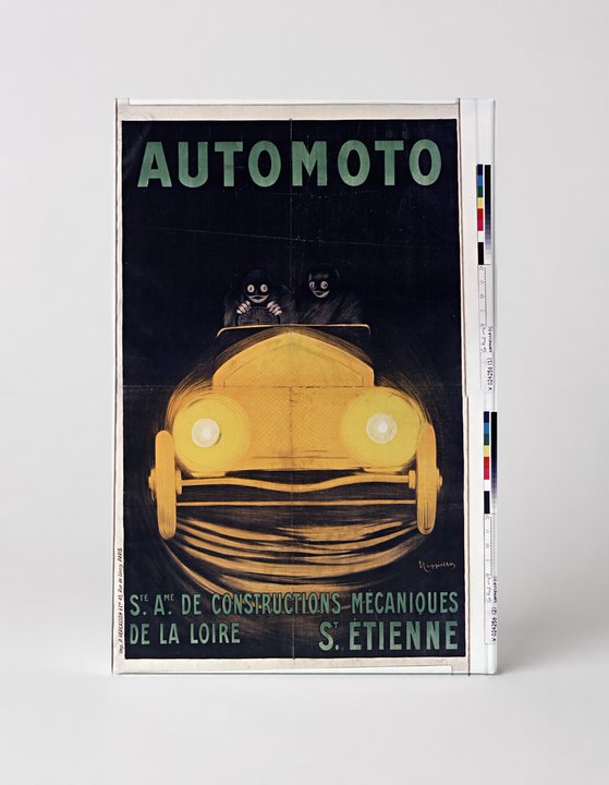 Automoto De La Loire 1920s - Vintage French Automobile Advertising Poster Wall Art