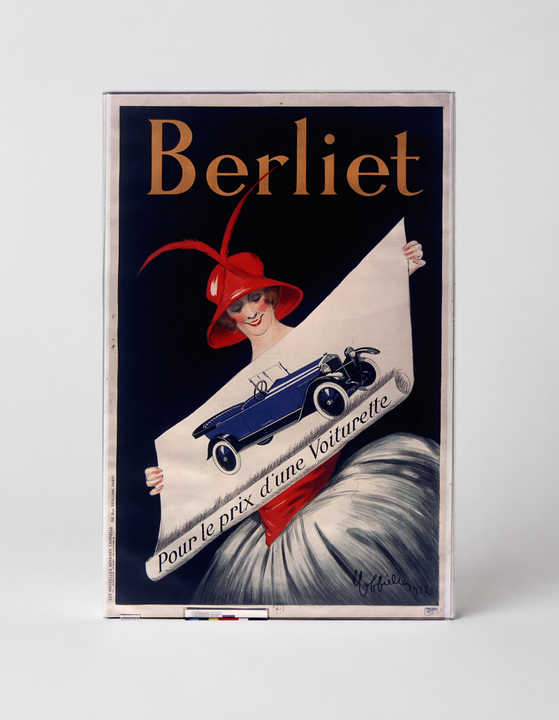 Berliet Pour le Prix d'une Voiturette - Vintage French Car Advertising Poster Wall Art