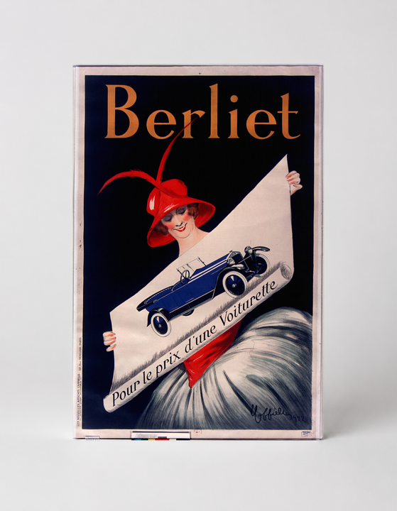 Berliet Pour le Prix d'une Voiturette 1920s - Vintage French Automobile Poster Wall Art