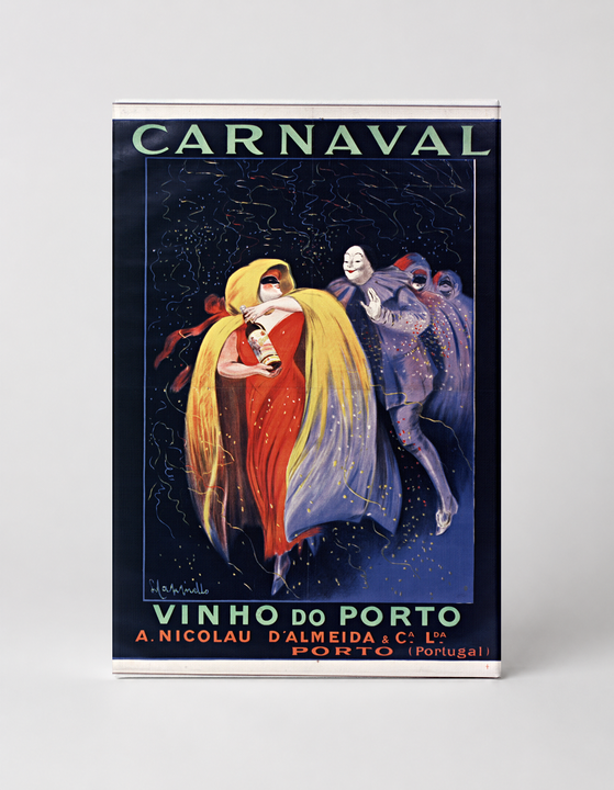 Carnaval Vinho do Porto 1910s - Belle Époque Vintage Poster Wall Art