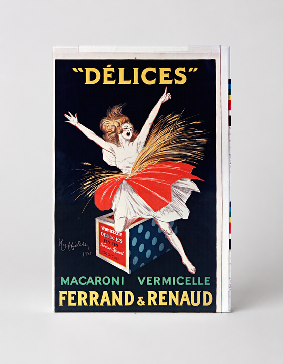 Délices Macaroni Vermicelle Ferrand & Renaud 1923 - Belle Époque Vintage Poster Wall Art