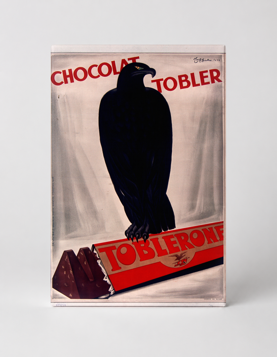 Chocolat Tobler Toblerone Vintage Advertising Poster Canvas Wall Art