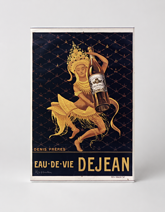 Eau-de-Vie Dejean Denis Frères - Vintage French Spirits Advertising Poster