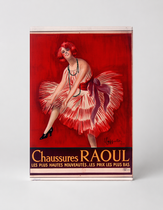Chaussures Raoul 1920s French Fashion Vintage Poster Canvas Wall Art