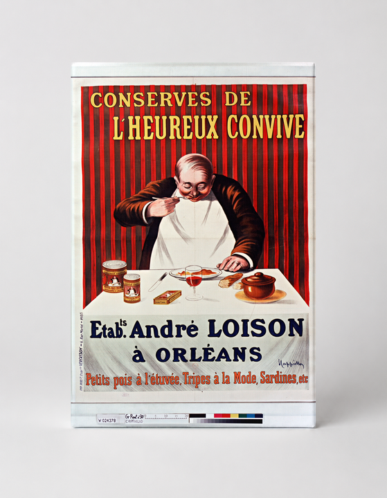 Conserves de L'Heureux Convive 1900s - French Vintage Advertising Poster Wall Art