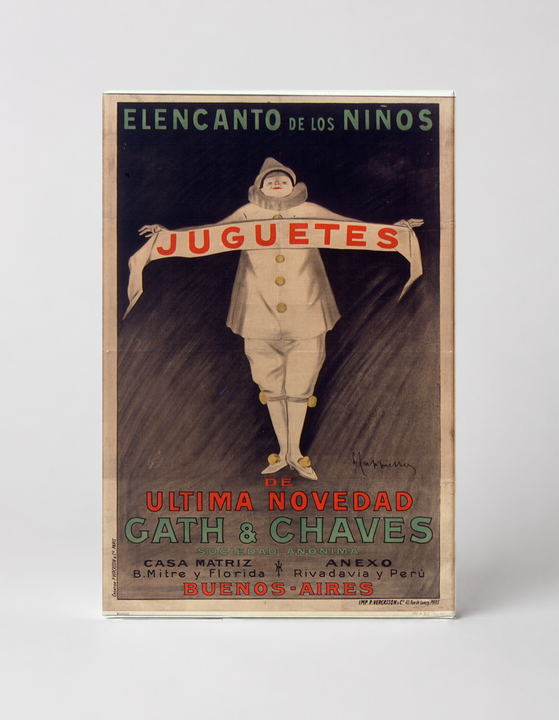 El Encanto de los Niños Juguetes 1900s - Vintage Argentine Toy Store Poster Wall Art