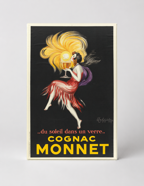 Cognac Monnet 'Du Soleil Dans Un Verre' - Belle Époque Vintage Poster Wall Art