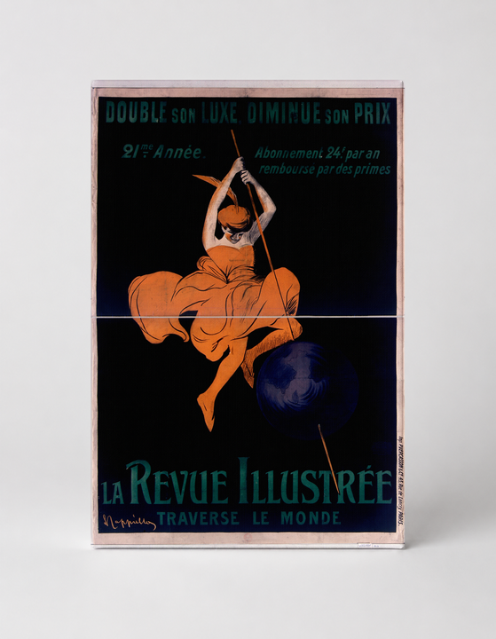 La Revue Illustrée Traverse Le Monde 1896 - Belle Époque Vintage Poster Wall Art
