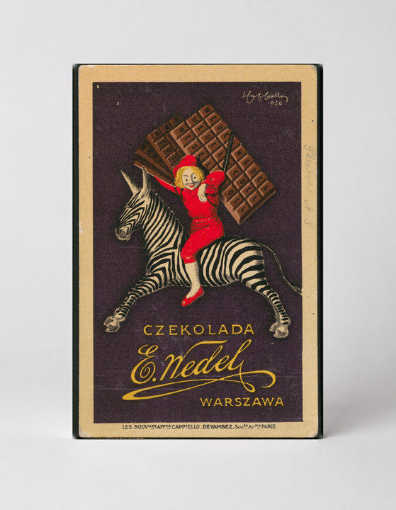Czekolada E. Wedel Warszawa - Vintage Chocolate Advertising Poster Wall Art