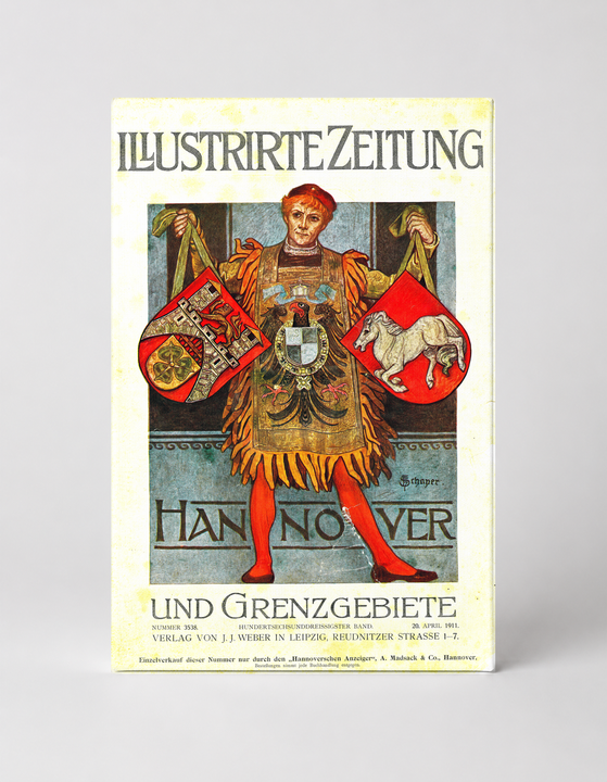 Illustrirte Zeitung Hannover 1913 - German Illustrated Magazine Vintage Poster Wall Art