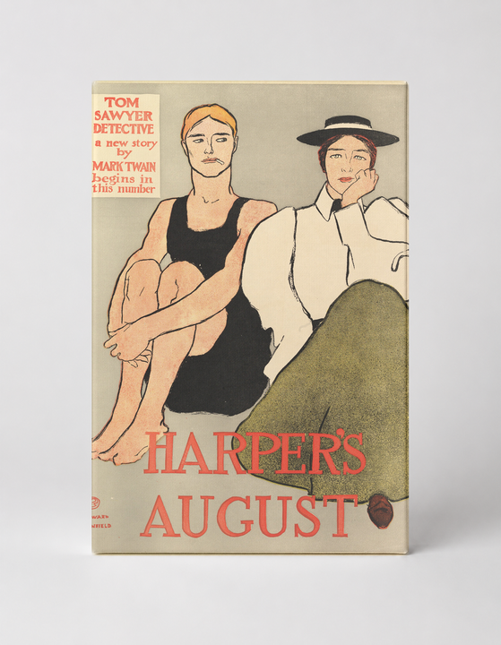 Harper's August 1896 - Vintage Magazine Cover Poster Wall Art