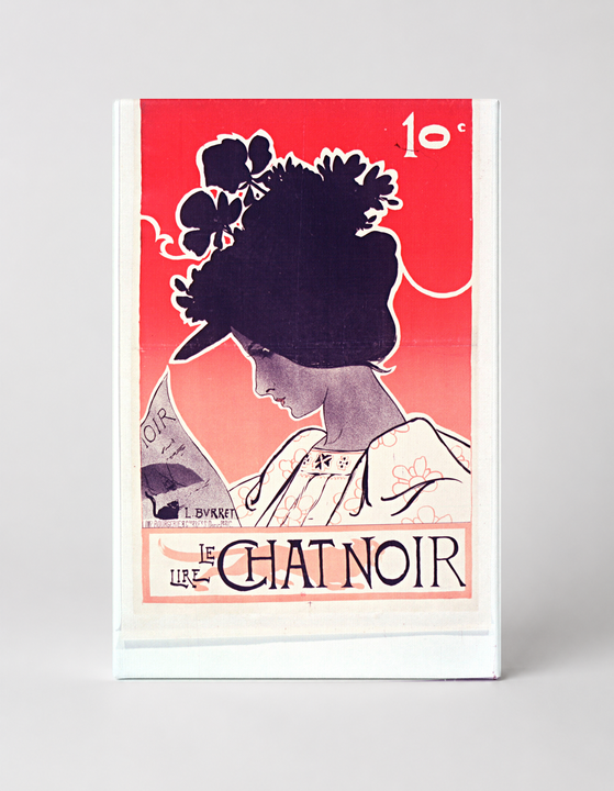 Le Chat Noir 1890s - Art Nouveau Vintage Poster Canvas Wall Art
