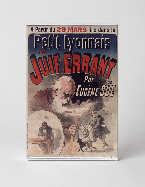 Le Juif Errant 1890s Petit Lyonnais – Vintage French Lithograph Poster Wall Art