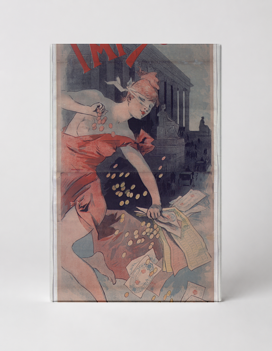 Gil Blas L'Argent E. Zola 1891 - Belle Époque Vintage Poster Wall Art