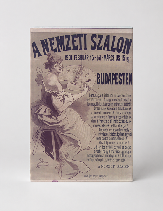 A Nemzeti Szalon 1901 Budapest Art Exhibition - Art Nouveau Vintage Poster Wall Art
