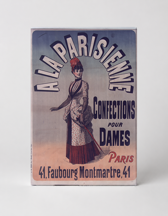A La Parisienne Confections Pour Dames 1890s - Belle Époque Vintage Poster Wall Art