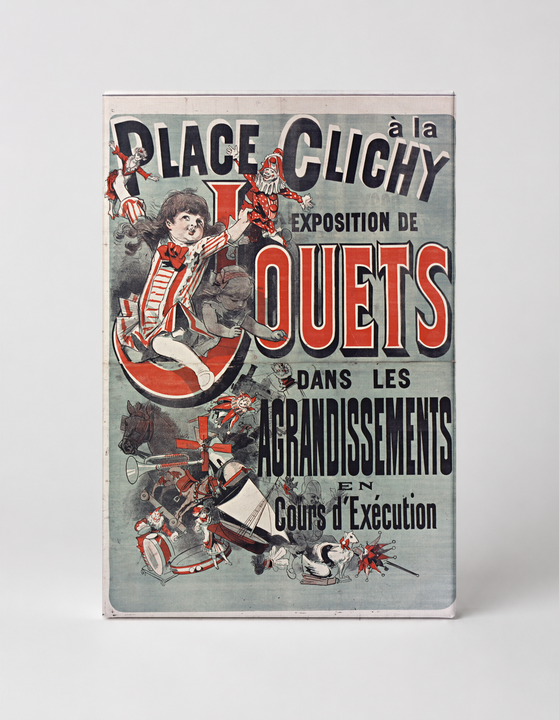 Place Clichy Jouets 1890s - French Toy Exposition Vintage Poster Wall Art