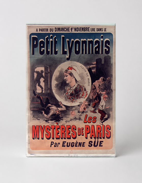 Les Mystères de Paris 1890s Petit Lyonnais – Vintage French Lithograph Poster