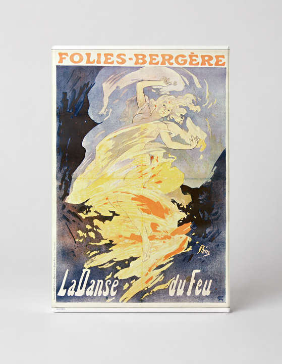 La Danse du Feu Folies-Bergère 1897 - Belle Époque Vintage Poster Wall Art