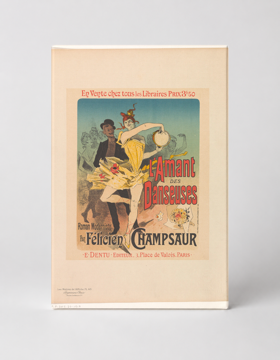 L'Amant des Danseuses 1888 - Belle Époque Vintage Poster Canvas Wall Art