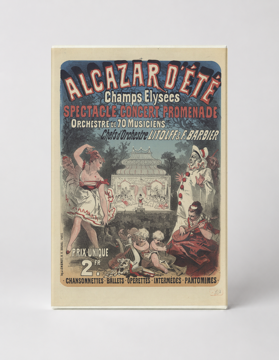 Alcazar d'Été Champs Elysées 1890s - Belle Époque Vintage Poster Wall Art