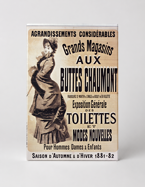 Buttes Chaumont 1881 French Department Store Vintage Poster Wall Art