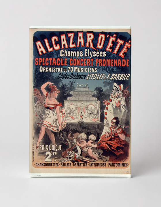 Alcazar d'Été Champs Elysées 1890s - Belle Époque Vintage Poster Wall Art