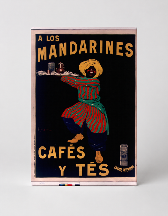 A Los Mandarines Cafes y Tes - Vintage Spanish Advertising Poster Wall Art