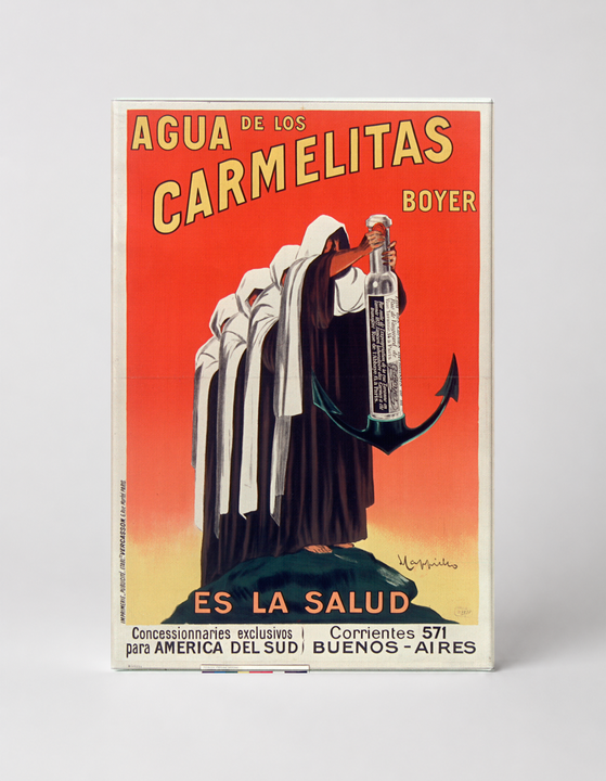 Agua de los Carmelitas Boyer 1900s - Vintage Spanish Advertising Poster Wall Art