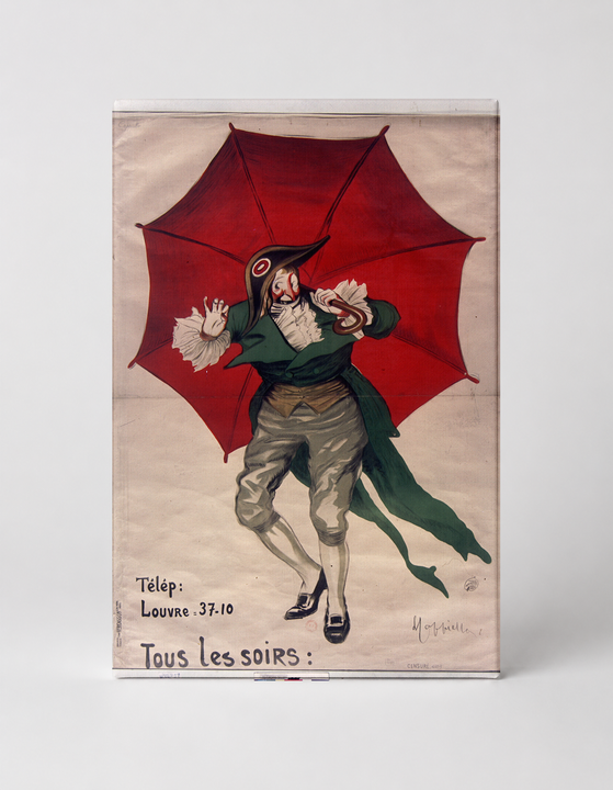 Tous Les Soirs 1900s French Theatre Clown - Belle Epoque Vintage Poster Wall Art
