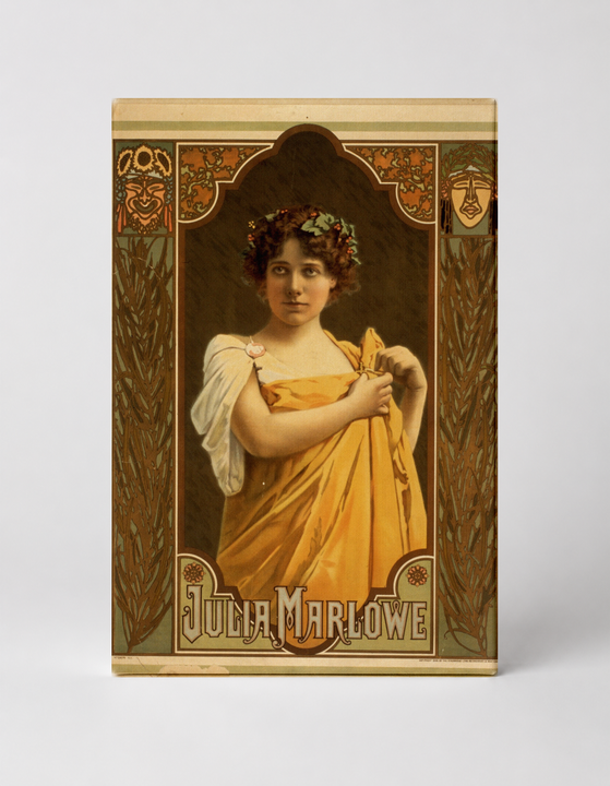 Julia Marlowe 1900s Theatre - Art Nouveau Vintage Poster Wall Art