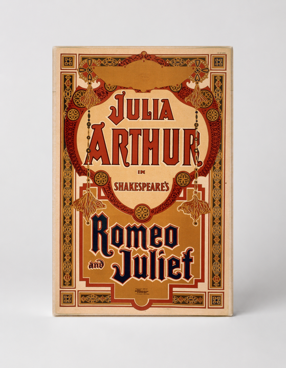Julia Arthur in Romeo and Juliet 1890s - Victorian Theatre Vintage Poster Wall Art