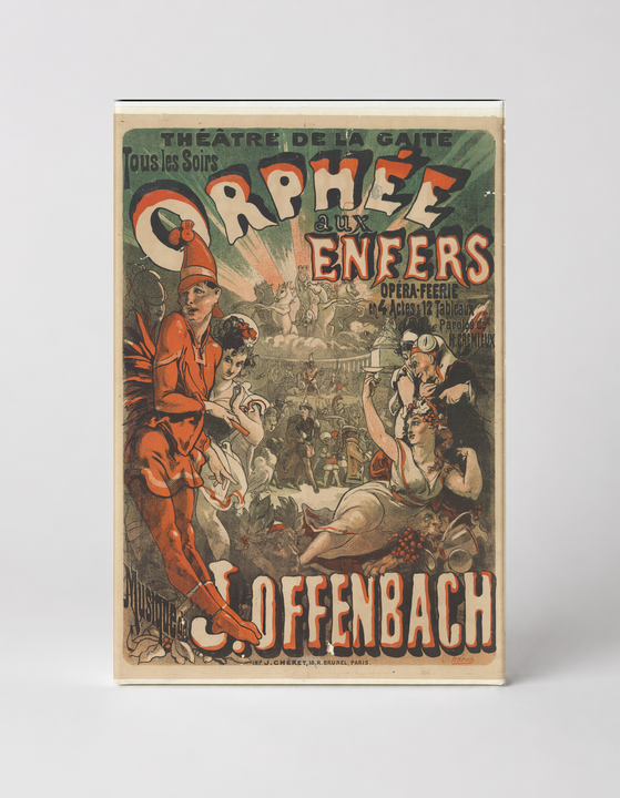 Orphée aux Enfers 1890s Offenbach Opera - Belle Époque Vintage Poster Wall Art