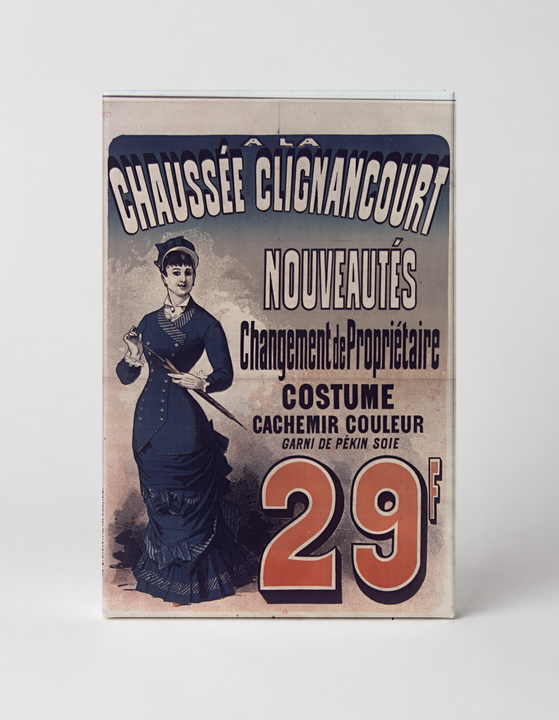 Chaussée Clignancourt 1880s French Fashion Poster – Belle Époque Vintage Wall Art