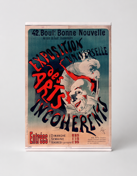 Exposition des Arts Incohérents 1889 - Belle Époque Vintage Poster Wall Art