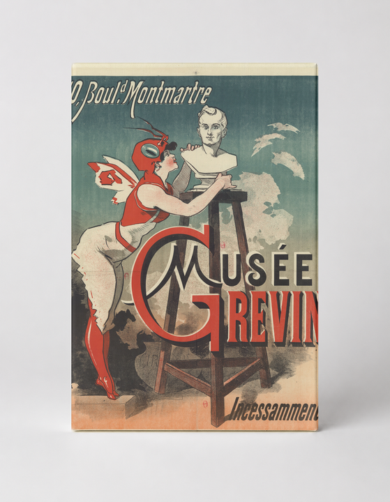 Musée Grévin 1882 - Belle Époque Vintage Poster Canvas Wall Art
