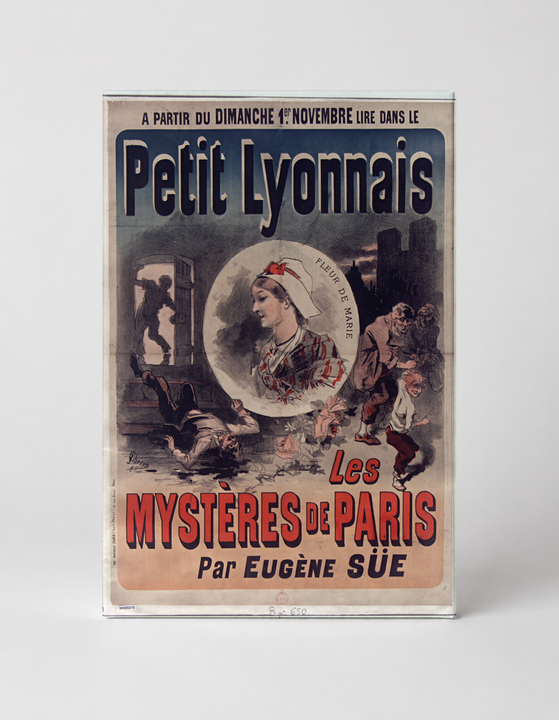 Les Mystères de Paris 1890s Petit Lyonnais - Vintage French Lithograph Poster