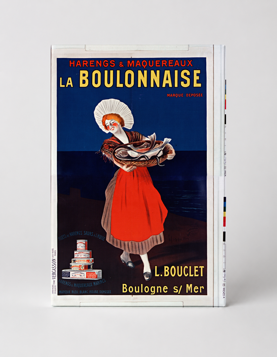 La Boulonnaise Harengs & Maquereaux 1900s - Belle Époque Vintage Poster Wall Art