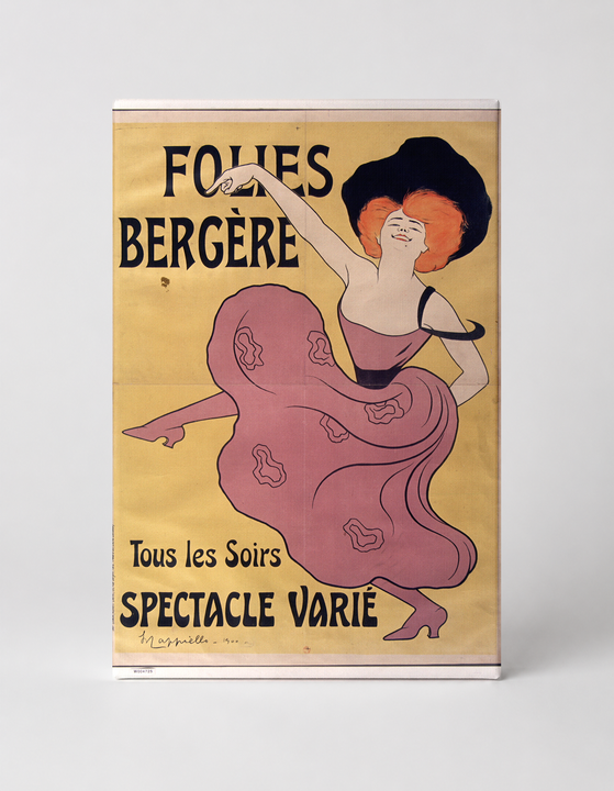 Folies Bergère 1900 - Belle Époque Cabaret Vintage Poster Wall Art