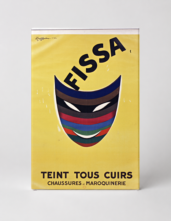 Fissa Teint Tous Cuirs 1934 - Art Deco Vintage Poster Wall Art