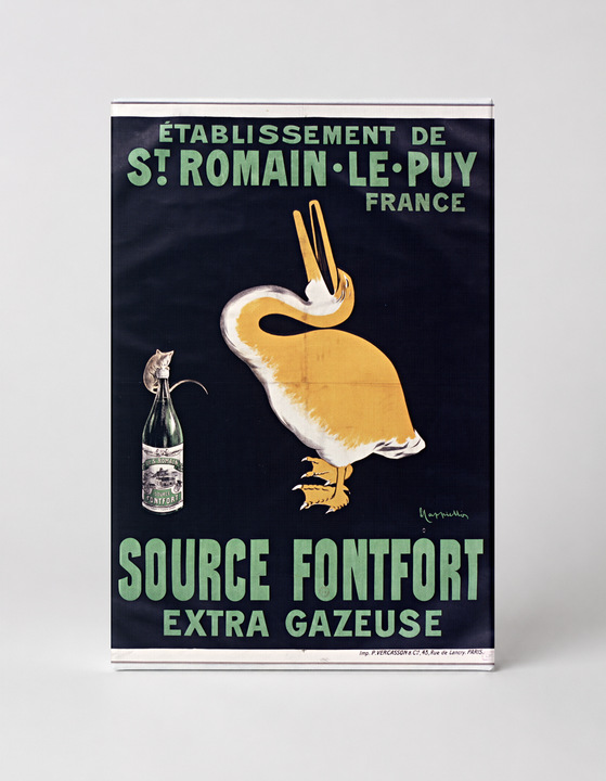 Source Fontfort Extra Gazeuse 1900s - Vintage French Advertising Poster Wall Art