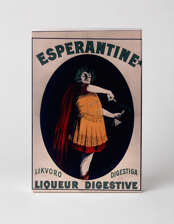 Esperantine Liqueur Digestive Vintage Advertising Poster Canvas Wall Art