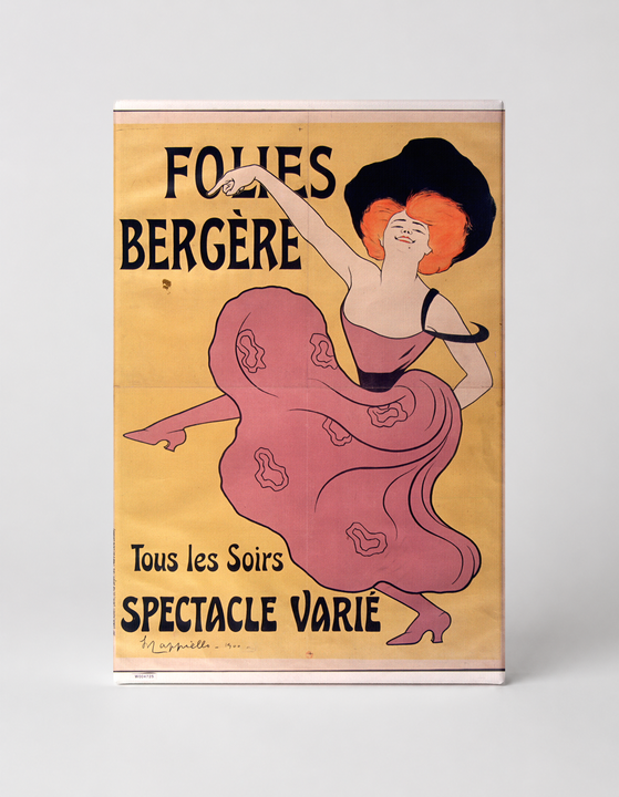 Folies Bergère 1900 - Belle Époque Cabaret Vintage Poster Wall Art