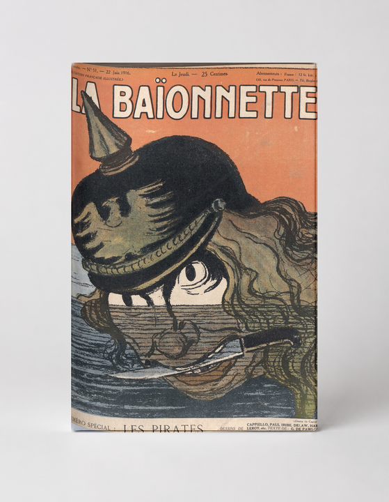 La Baïonnette Les Pirates 1916 - WWI French Satirical Magazine Vintage Poster Wall Art