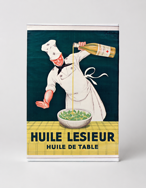 Huile Lesieur Huile de Table - French Vintage Advertising Poster Wall Art