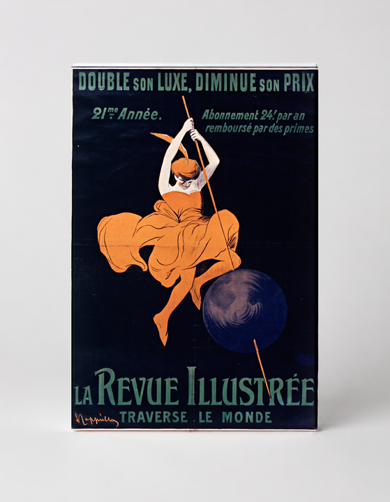 La Revue Illustrée 1897 - Belle Époque French Magazine Vintage Poster Wall Art